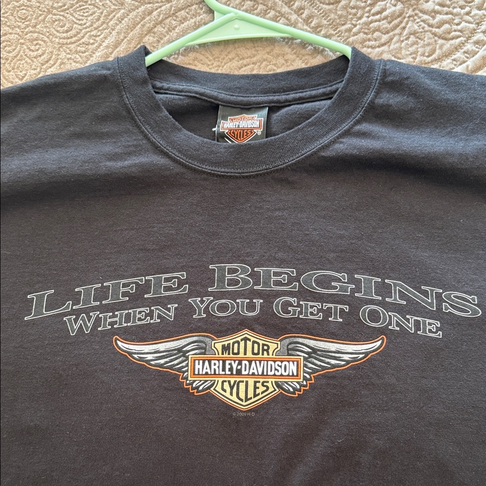 Harley-Davidson Black Graphic Tee